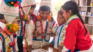 El programa ProFuturo lleva a cabo acciones de educación digital en Perú.