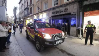 incendio en el bar continental de Zaragoza