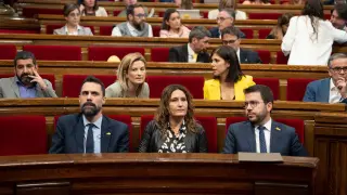 Aragonés este viernes en el Parlament.