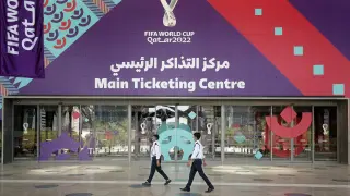 Centro de Convenciones y Exposiciones de Doha donde se concentran los servicios de para los aficionados