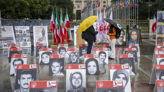 Protesta en Ginebra por la muerte de Mahsa Amini SWITZERLAND IRAN PROTEST MAHSA AMINI