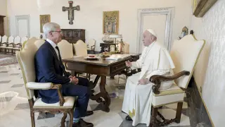 El Papa recibe por segunda vez Tim Cook apple