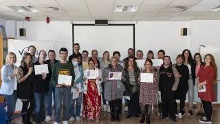 Clausura de los talleres de empleo de Valentia en la provincia de Huesca.