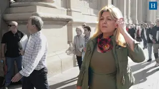 Marta García Simón es la víctima del atentado contra la Basílica del Pilar, la mujer a la que hirió la bomba que colocaron los anarquistas chilenos Francisco Solar y Mónica Caballero dentro del templo el 2 de octubre de 2013