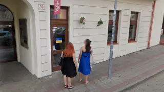 Entrada del bar Teplaren, en Eslovaquia