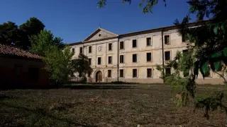 El antiguo orfanato Hogar Comandante Aguado de Teruel.