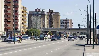 Imagen de la avenida de Cataluña de Zaragoza