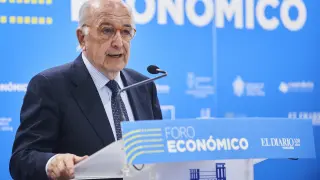 El exministro y expresidente de la Comisión Europea, Joaquín Almunia