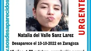 Menor desaparecida en Zaragoza