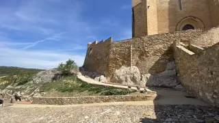 Entre las actuaciones, han realizado mejoras en el castillo de Benabarre.