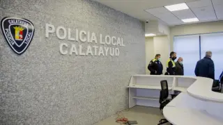 Imagen de archivo de la presentación de la nueva sede de la Policía Local de Calatayud
