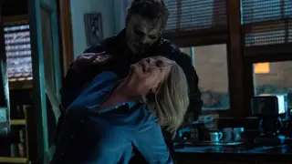 Laurie Strode (Jamie Lee Curtis) se enfrenta a Michael Myers por última vez en 'Halloween. El final'