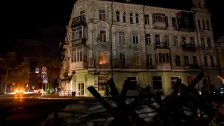 Kiev, sin electricidad por los ataques rusos