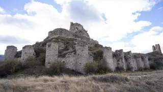 El castillo de Aliaga es el más extenso de la provincia de Teruel.