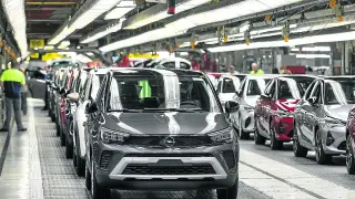 Planta de montaje de Opel España, del grupo Stellantis, en Figueruelas