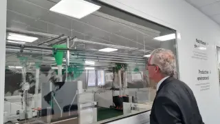 El consejero de Agricultura y Ganadería, Joaquín Olona, ha inaugurado el nuevo Centro de Excelencia de Ballobar