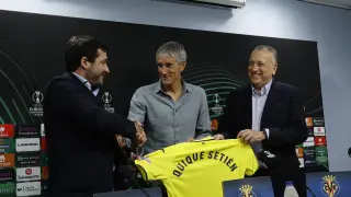 Presentación de Quique Setién, nuevo entrenador del Villarreal
