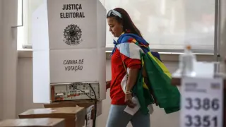 Brazilian nationals in Portugal vote in general election