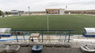 Campo de fútbol de San Miguel en Fuentes de Ebro.