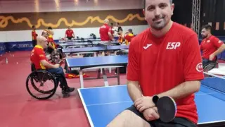 El palista Jorge Cardona, concentrado con la selección española en Granada