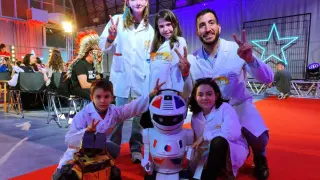 Un grupo de pequeños inventores de Zaragoza revoluciona el plató de ‘Got Talent’