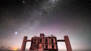 Observatorio de neutrinos IceCube, en la Antártida. /