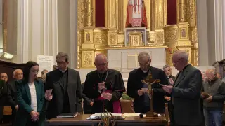 Apertura de la causa de beatificación en la Catedral de Barbastro.