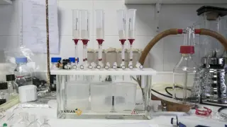 Imagen de archivo de un laboratorio instalado en la Facultad de Ciencias de la  Universidad de Zaragoza.