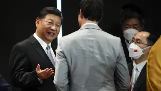 Conversación del líder chino y el canadiense captada en Bali