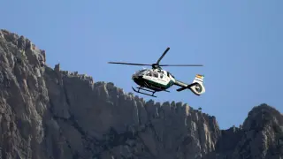 Helicóptero del grupo de rescate GREIM de Huesca.
