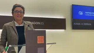 La diputada portavoz de Sanidad del PP en las Cortes de Aragón, Ana Marín.