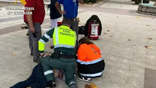 La Guardia Civil auxilia a un varón en Cariñena
