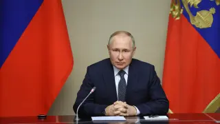 El presidente ruso, Vladimir Putin, en una reunión.