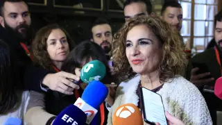 La ministra de Hacienda y número dos del PSOE, María Jesús Montero,