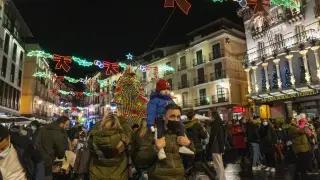 Iluminación de Navidad en Teruel.