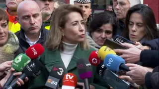Raquel Sánchez sobre el choque de trenes: “Es un accidente puntual, no tiene nada que ver con las inversiones del Gobierno”