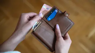 cartera, dinero, archivo