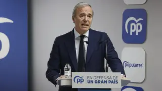 Jorge Azcón oficializa su candidatura a las elecciones autonómicas.