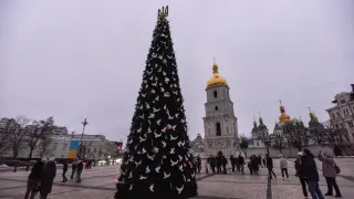 Christmas tree in Kyiv