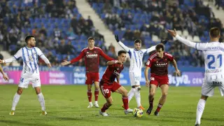 Foto del partido Leganés-Real Zaragoza, jornada 21 de Segunda División