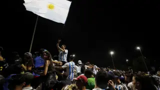 Argentina team arrives to Buenos Aires after winning the World Cup