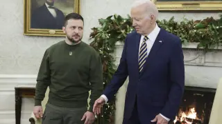 Biden recibe a Zelenski en Estados Unidos
