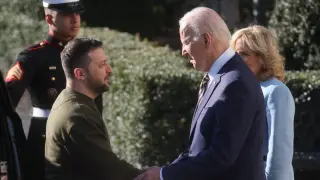 Biden recibe a Zelenski en Estados Unidos