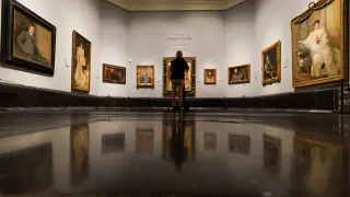 Presentación de la exposición 'Retratos de Sorolla' en el Museo del Prado