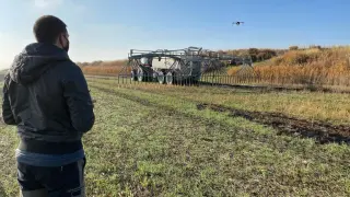 Este último año se ha puesto en marcha un proyecto de medición de emisiones por medio de un dron con sensores tanto en el campo como en balsas de purines.