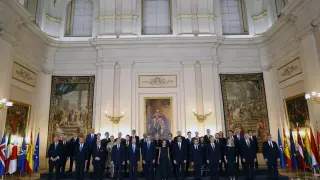 Foto con todos los mandatarios que asistieron a la cumbre de la OTAN de Madrid