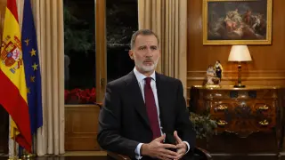 Felipe VI pronuncia su discurso de Nochebuena