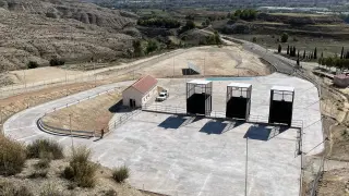 Planta de transferencia de Calatayud contruida por la Diputación de Zaragoza