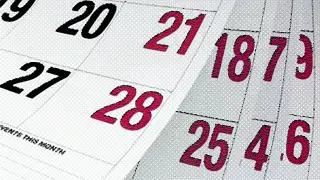 Imagen Calendario Pasando