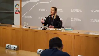 Rueda de prensa de Marta Gastón para valorar los datos del paro